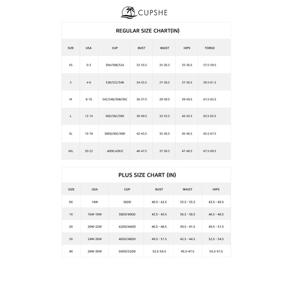 NWT NIP Cupshe orange and floral bathing suit SIZE:OX - Picture 8 of 8